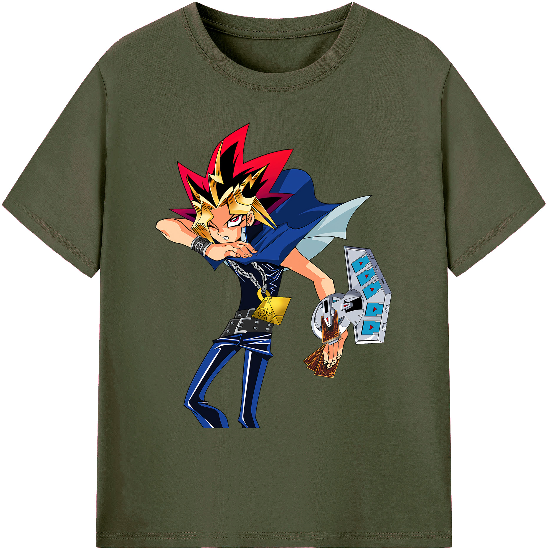 （画像用） 遊☆戯☆王 Yu-Gi-Oh! 綿100％ メンズ半袖Tシャツ｜肌触りやわらか＆通気性